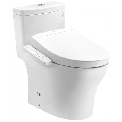 Bồn Cầu Điện Tử TOTO MS889CDRW24#XW Washlet Nắp TCF33461GAA Dòng S2 - Tuấn Đức