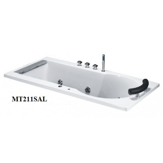 Bồn Tắm  CAESAR MT211SAL/SAR Massage Hơi Xây 1.7M Bồn Tắm