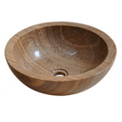 Chậu Rửa Mặt Lavabo Kanly ONY19I Đặt Bàn Đá Marble Tự Nhiên 400x150 mm