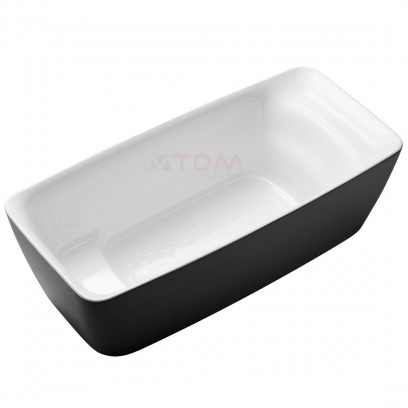 Bồn tắm TOTO PJY1724WPWEN#TBL+TVBF412 màu đen đặt sàn 1.7 mét