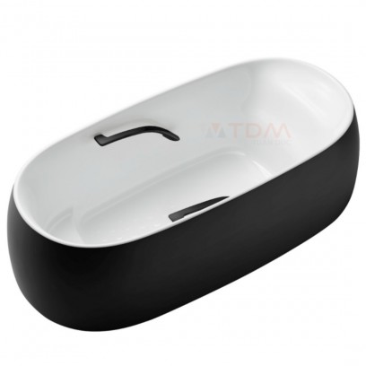 Bồn Tắm TOTO PJY1744BHPWEN#TBL+TVBF412 Màu Đen Đặt Sàn Tay Vin 1.7 Mét