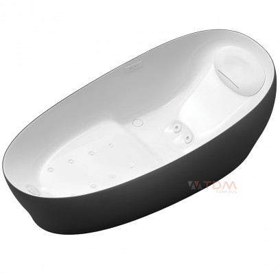 Bồn tắm Neorest TOTO PJYD2200PWE#TBL massage màu đen không gian