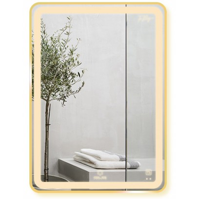 Gương Led GLS Q22R35 Dòng Q Ánh Sáng Trong 50x70 cm