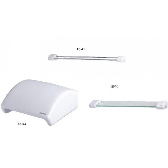Bộ Phụ Kiện 3 Món Sứ Caesar Q940 + Q941 + Q944 Phòng Tắm