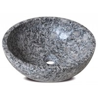 Chậu Rửa Mặt Lavabo Kanly RG16V Đặt Bàn Đá Granite Tự Nhiên 400x150 mm