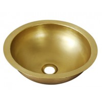 Chậu Lavabo Kanly RSC318V Đặt Bàn Đồng Thau Kiểu Cổ Tròn 350x120 mm