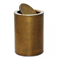 Thùng Đựng Rác Kanly RSC504 Bằng Đồng Nắp Lật
