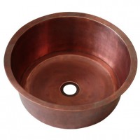Chậu Lavabo Kanly RSC603V Đặt Bàn Đồng Thau Gò Thủ Công Giả Cổ 440x200 mm
