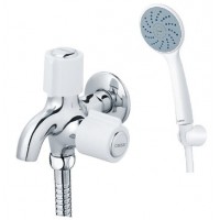 Vòi Sen Tắm Lạnh CAESAR S038CP Dây Nhựa Tay 1 Chế Độ