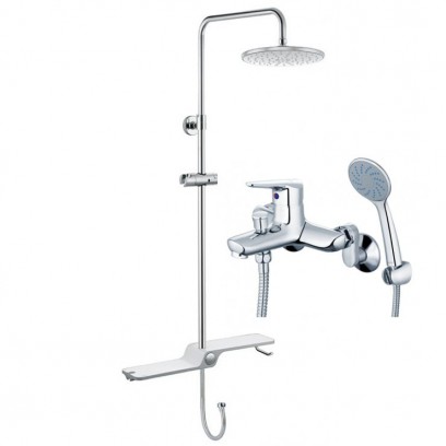 Bộ Vòi Sen Cây Caesar S383C/BS126 Nóng Lạnh