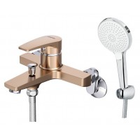 Vòi Sen CAESAR S393CG Màu Nâu Đồng Tay Sen Massage