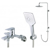 Bộ Vòi Sen Cây Caesar S773C/BS125 Nóng Lạnh