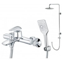 Bộ Vòi Sen Cây Caesar S813C/BS125 Nóng Lạnh