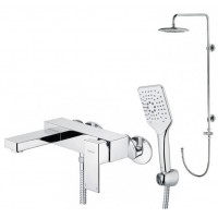 Bộ Vòi Sen Cây Caesar S843C/BS125 Nóng Lạnh