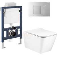 Bồn Cầu Két Âm Cotto SC197627(T) Treo Tường