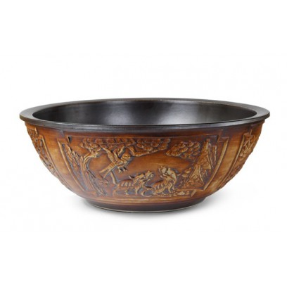 Chậu Lavabo Kanly SU114 Sứ Mỹ Thuật Đa Năng Cổ Điển 425mm