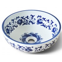 Chậu Rửa Mặt Lavabo Kanly SU118 Đặt Bàn Sứ Mỹ Thuật 415x150 mm