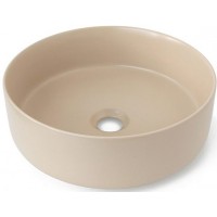 Chậu Lavabo Kanly SU5211 Đặt Bàn Sứ Tròn Màu Be