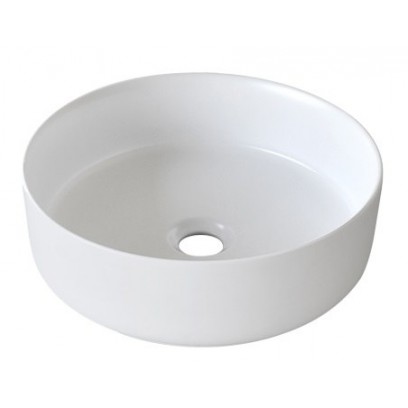 Chậu Lavabo Kanly SU523 Đặt Bàn Sứ Tròn Màu Trắng 360x120 mm