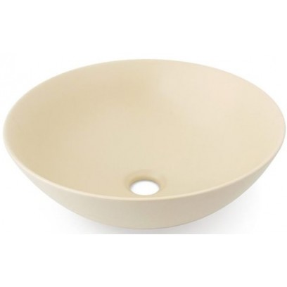 Chậu Lavabo Kanly SU531L Đặt Bàn Sứ Tròn Màu Be - Tuấn Đức