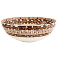 Chậu Rửa Mặt Lavabo Kanly SU712 Đặt Bàn Sứ Mỹ Thuật 400x150 mm