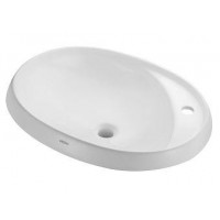 Chậu Lavabo Bán Âm Có Xả Tràn Dùng Cho Vòi 1 Lỗ SW53721