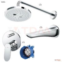 Sen Tắm TOTO TBG01304BA/TBW01004A/TBG01001B Âm Tường Xả Bồn