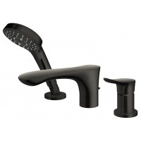 Vòi Xả Bồn Tắm TOTO TBG01305BC#MBL Gật Gù 3 Lỗ  Màu Đen Mờ