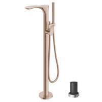 Vòi Sen Xả Bồn Tắm TOTO TBG01306BA#BRG/TBN01105B Đặt Sàn Màu Vàng Hồng