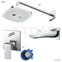 Sen Tắm TOTO TBG02304BA/TBW02004A/TBG02001B Âm Tường Xả Bồn