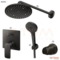 Sen Tắm Âm Tường TOTO TBG04304BB#MBL TBW07002A#MBL TBW01010A#MBL TBW07021A#MBL Màu Đen