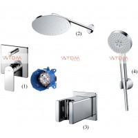 Sen Tắm Âm Tường TOTO TBG13304A TBN01001B TBW07002A TBW08010A TBW07009A 2 Thiết Bị