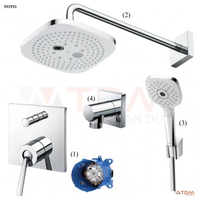 Sen Tắm TOTO TBP02302B TBW02004A TBW02006A Âm Tường