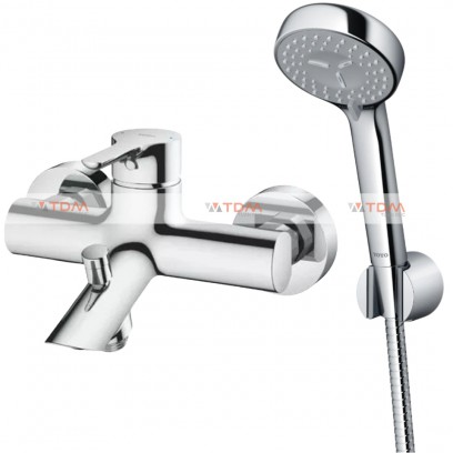 Vòi Sen Tắm TOTO TBS01302V/TBW07012A Nóng Lạnh Tay Sen Massage 3 Chế Độ