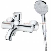 Vòi Sen Tắm Nóng Lạnh TOTO TBS02302V/TBW09000V Tay sen 1 chế độ