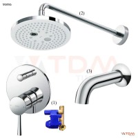 Sen Tắm TOTO TBS02304B/TBW01004A/TBS02001B Âm Tường Xả Bồn