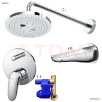 Sen Tắm TOTO TBS03304B/TBW01004A/TBS03001B Âm Tường Xả Bồn