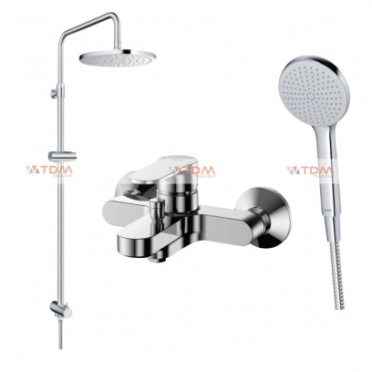 Sen Cây TOTO TBS06302V/TBW13020V/TBW09000V Nóng Lạnh Bộ sen cây TOTO TBS06302V/TBW13020V/TBW09000V nóng lạnh bát sen 252mm