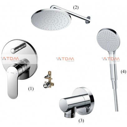 Sen Tắm Âm Tường TOTO TBS06304A TBS01304B1 TBW10000V TBW01014B TBW09000V 2 Đường Sen tắm âm tường TOTO TBS06304A TBS01304B1 TBW10000V TBW01014B TBW09000V 2 thiết bị