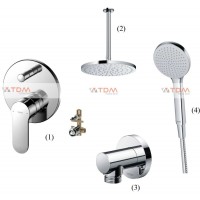 Sen Tắm Âm Tường TOTO TBS06304A TBS01304B1 TBW10010V TBW01014B TBW09000V 2 Thiết Bị