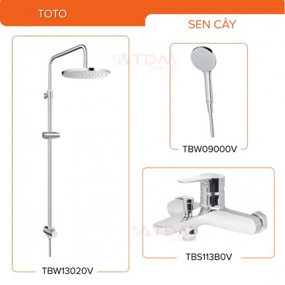 Sen Cây TOTO TBS113B0V+TBW13020V+TBW09000V Nóng Lạnh - Tuấn Đức