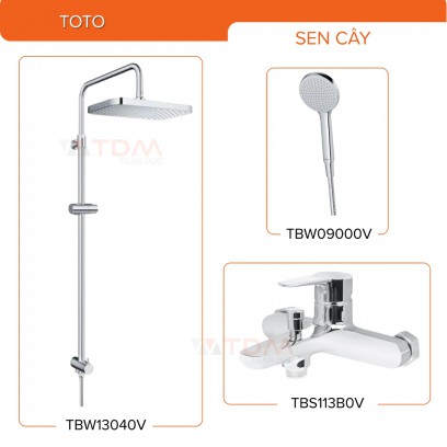 Sen Cây TOTO TBS113B0V+TBW13040V+TBW09000V Nóng Lạnh - Tuấn Đức