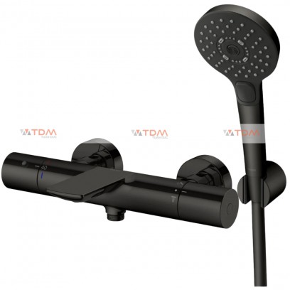 Vòi Sen TOTO TBV01402BA#MBL/TBW01010A#MBL Nhiệt Độ Màu Đen Mờ