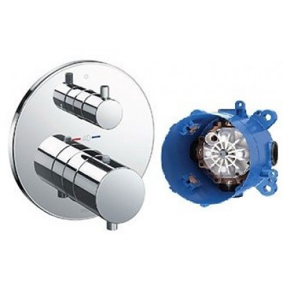 Van Nhiệt Độ Sen Âm Tường TOTO TBV01408B/TBN01001B 2 Thiết Bị Van nhiệt độ sen âm tường Toto TBV01408B TBN01001B kèm chuyển hướng 2 thiết bị