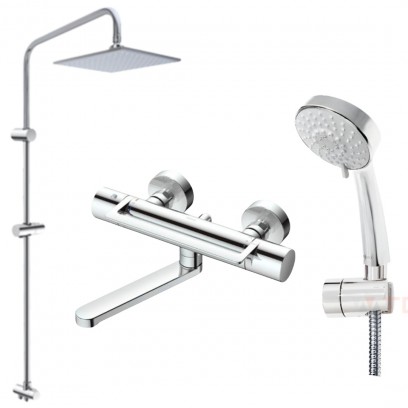 Bộ Sen Cây TOTO TBV03429V/DGH108ZR/DM907C1S Nhiệt Độ Nhật Vòi Sen Cây