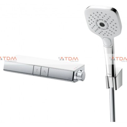 Vòi Sen Tắm Nhiệt Độ TOTO TBV10400V/TBW02006V Vòi sen tắm nhiệt độ TOTO TBV10400V/TBW02006V kèm tay sen 3 chế độ