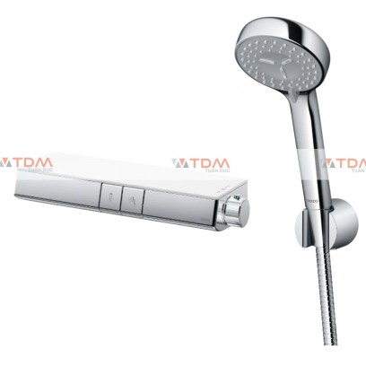 Vòi Sen Tắm Nhiệt Độ TOTO TBV10400V/TBW07012A Tay Sen Massage Vòi sen tắm nhiệt độ TOTO TBV10400V/TBW07012A kèm tay sen tắm 3 chế độ