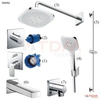 Sen Tắm TOTO TBW02003A TBG04304B TBW02005V TBW01015B TBV02103B TBG10001B TBV02103B Âm Tường 3 Đường Nước