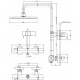 Vòi Sen Cây TOTO TBW07404A Nhiệt Độ Tròn 200mm Dòng G