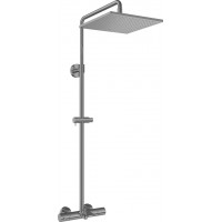 Vòi Sen Cây TOTO TBW08405A#BGP Nhiệt Độ Vuông 300mm Xám Than Chì Mờ